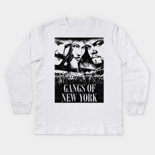 gangs of new york Kids Long Sleeve T-Shirt